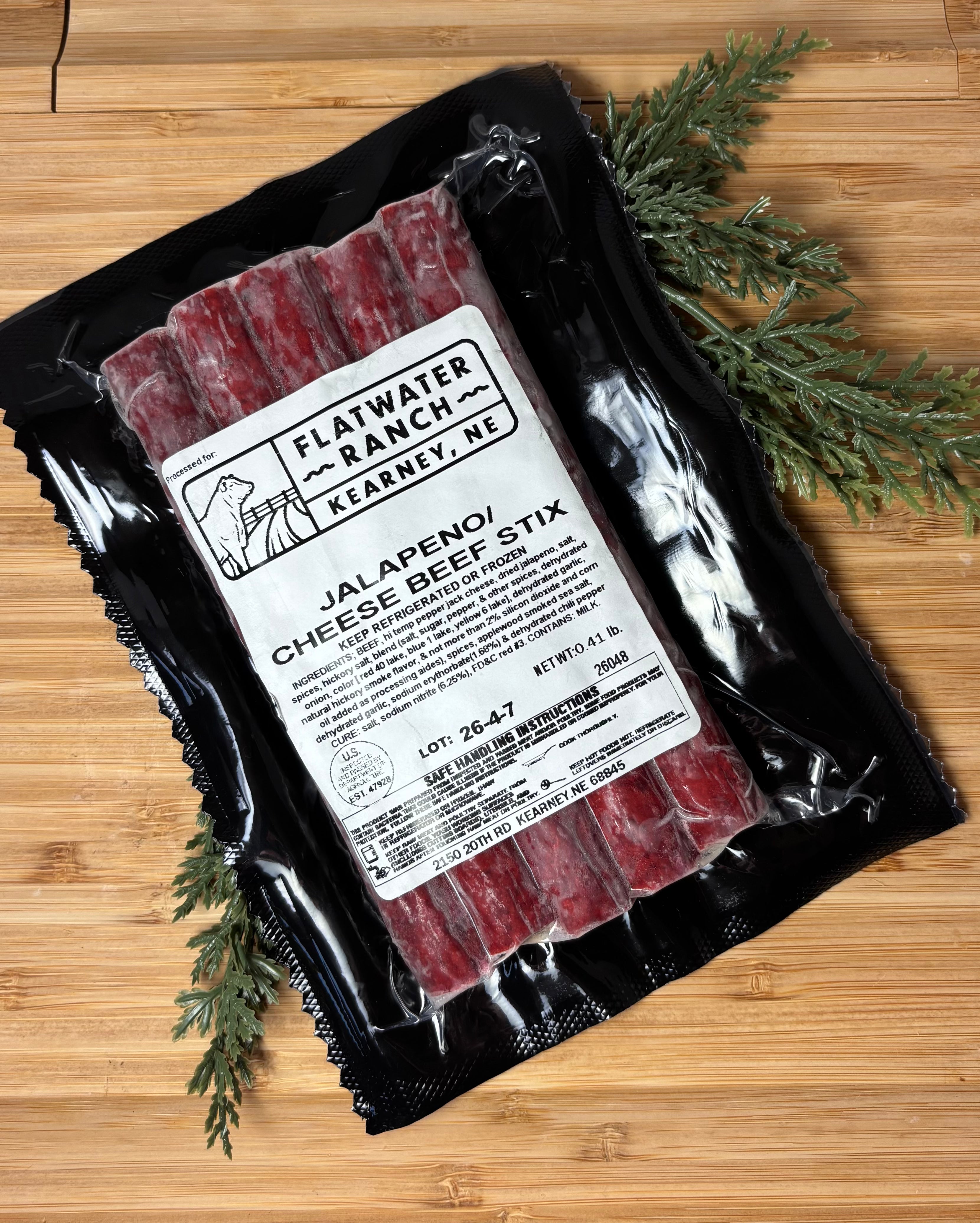 Jalapeño Cheddar Beef Sticks