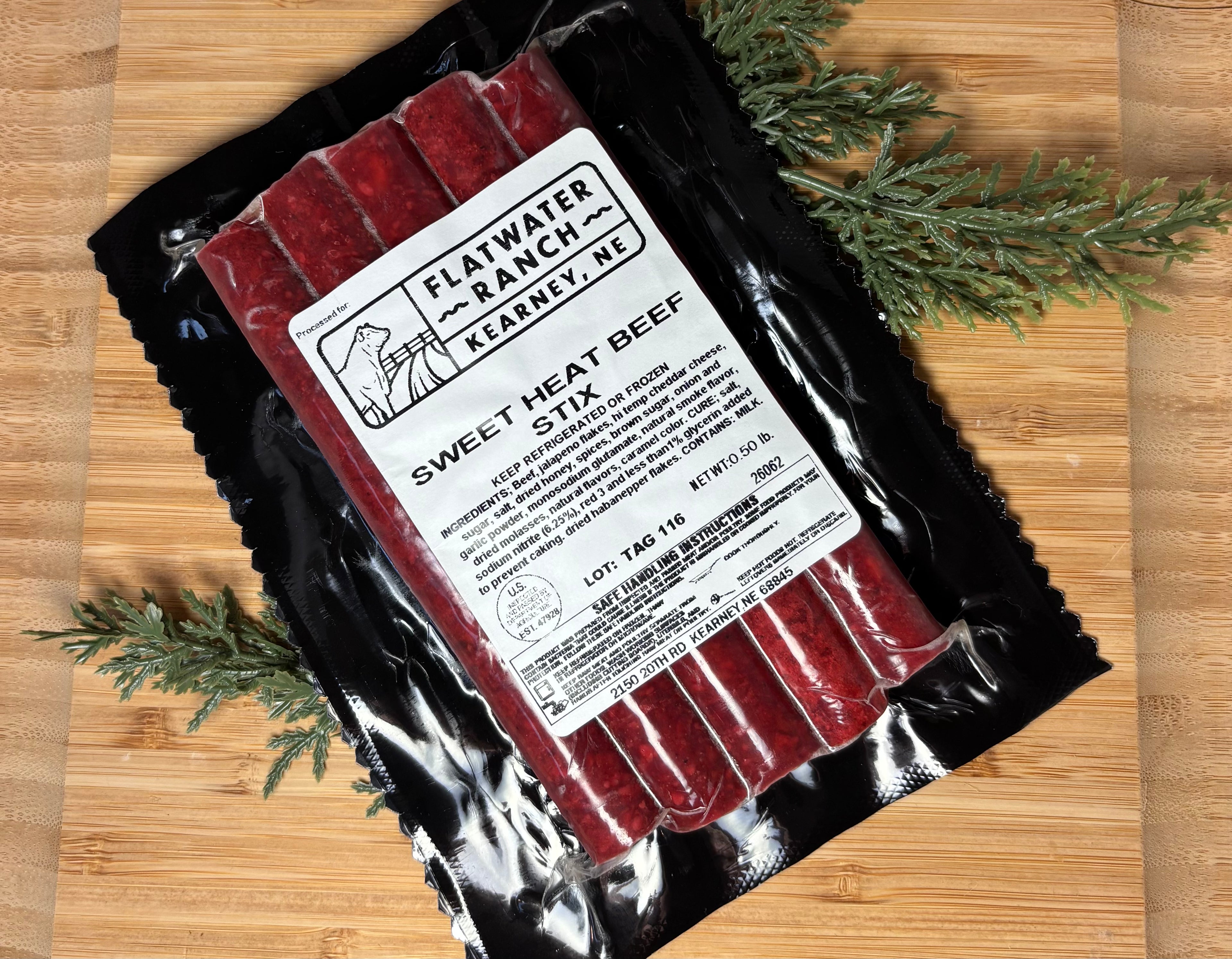 Sweet Heat Beef Sticks